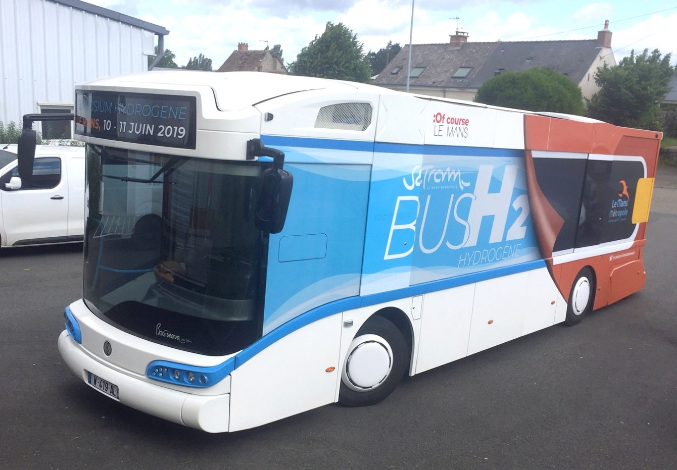 Marquage bus Setram, Le Mans Sarthe