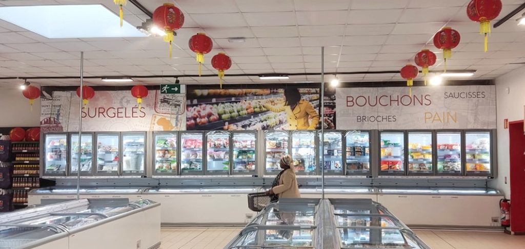 signalétique armoires réfrigérées pour magasin à Coulaines, Sarthe