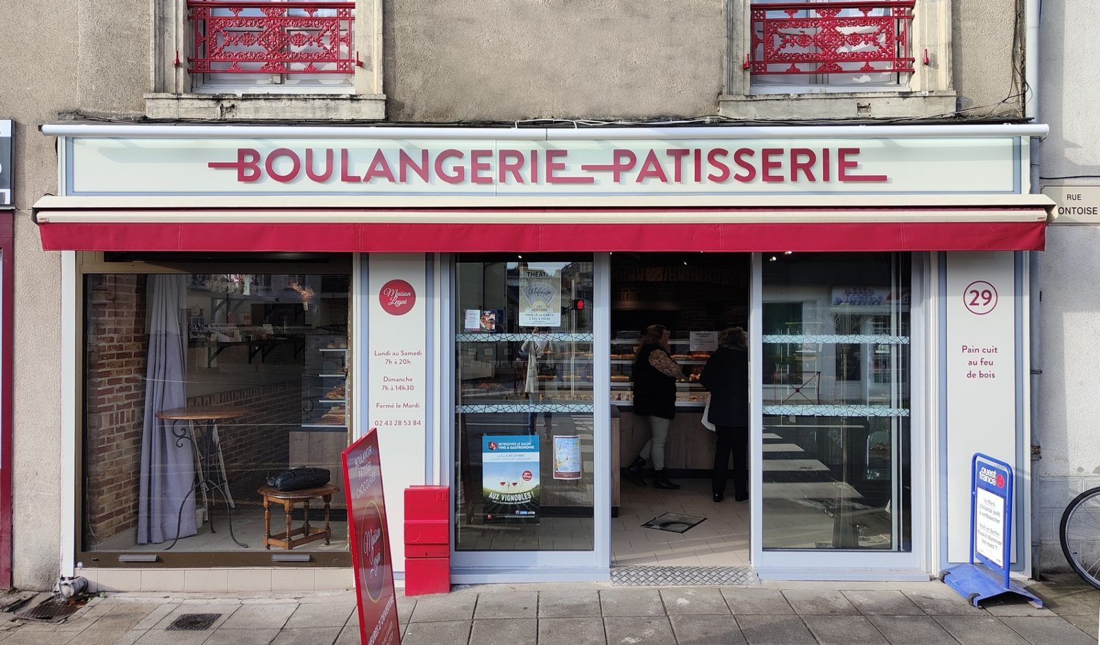 Devanture boulanger Le Mans, Sarthe