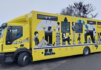 marquage bibliobus en total covering en Sarthe